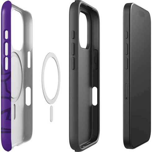 NFL Minnesota Vikings Double Vision iPhone 16 Pro Magsafe Impact Case